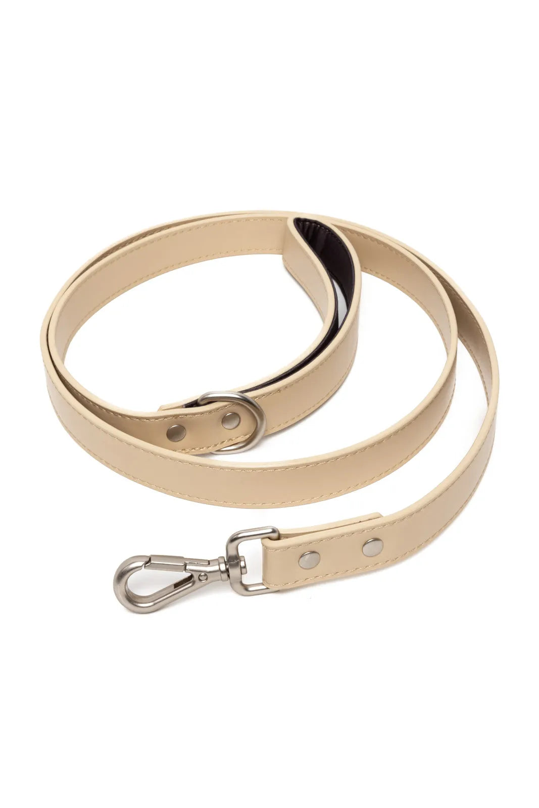 Champagne Fizz Vegan Leather Dog Leash Aria the Fox