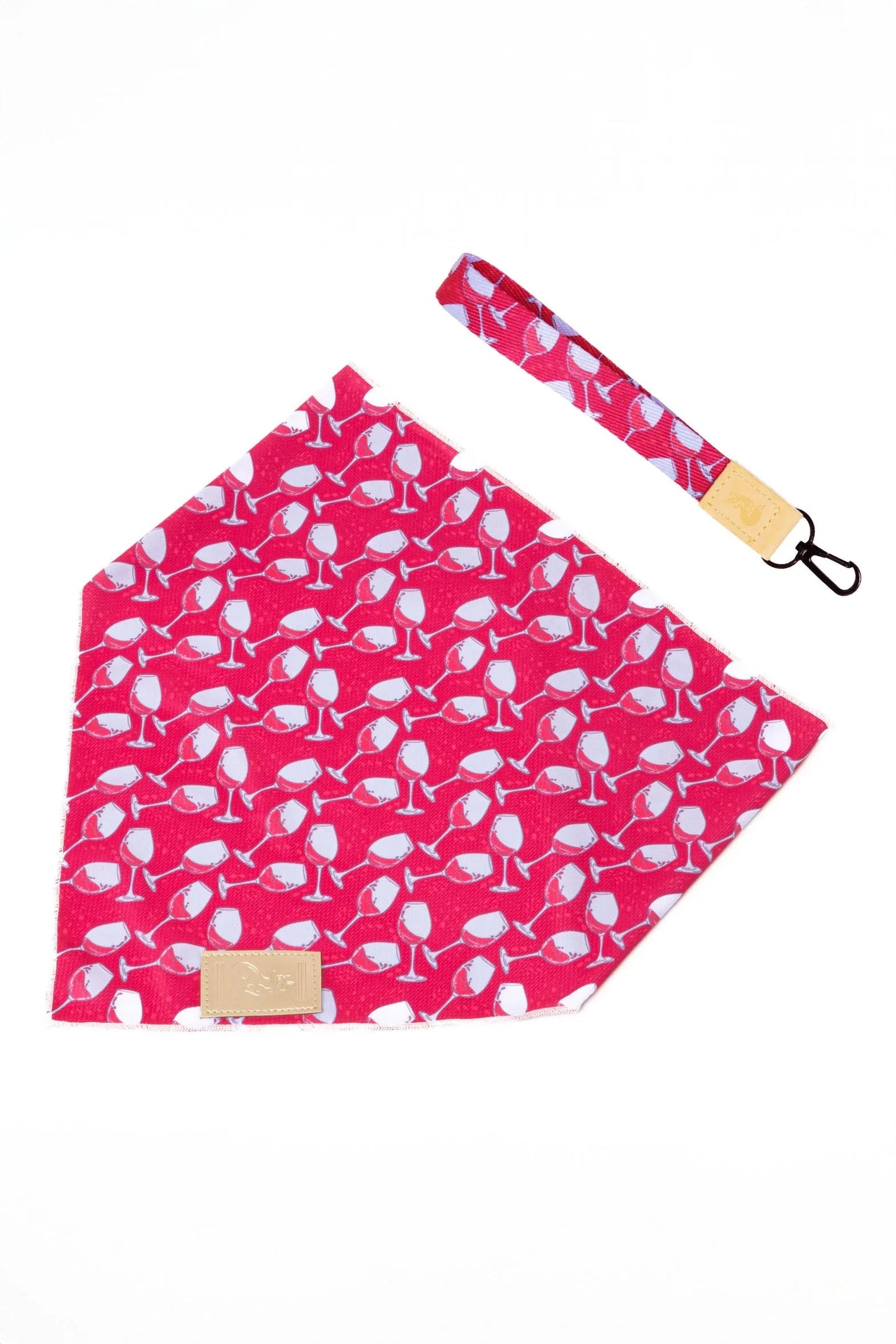 Red Mountain Syrah Dog Bandana & Matching Keychain Aria the Fox