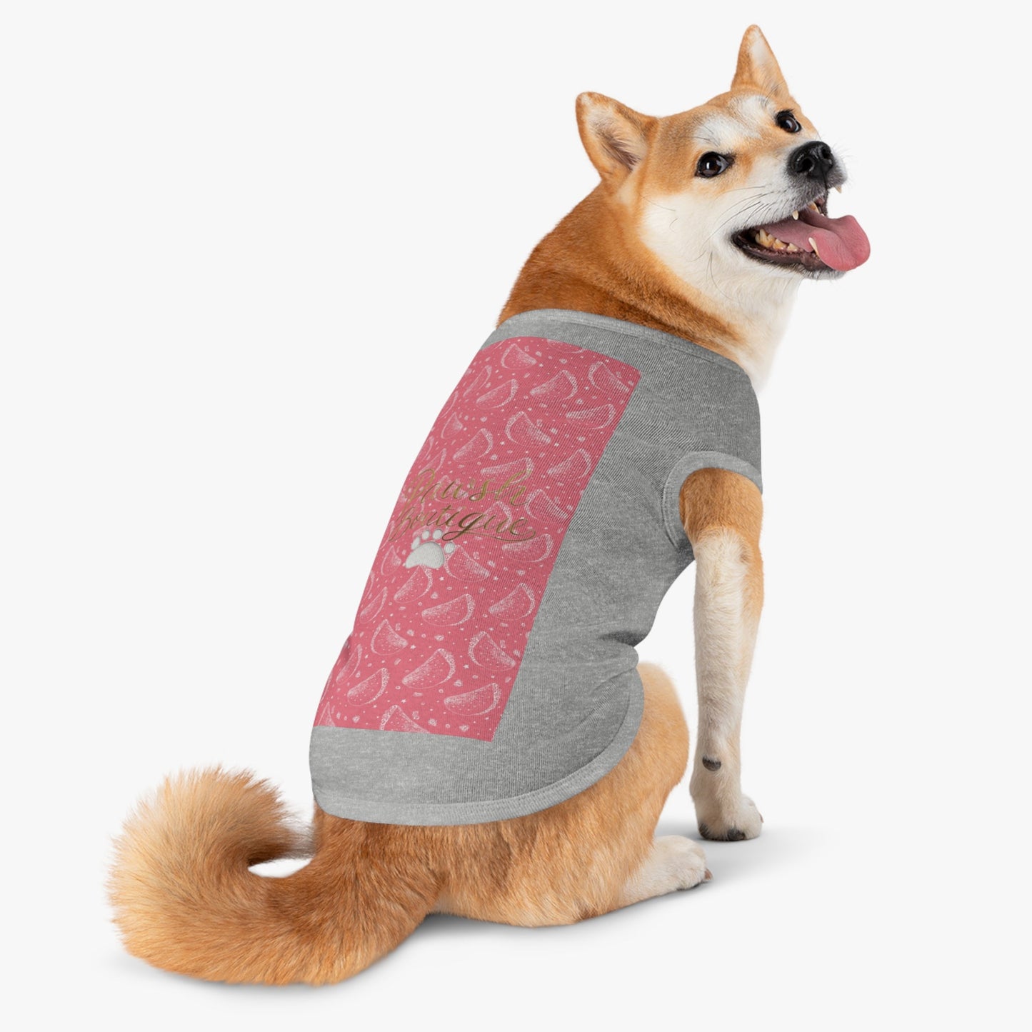 Pawsh Tank Top for Dogs, Cute Summer Apparel Printify