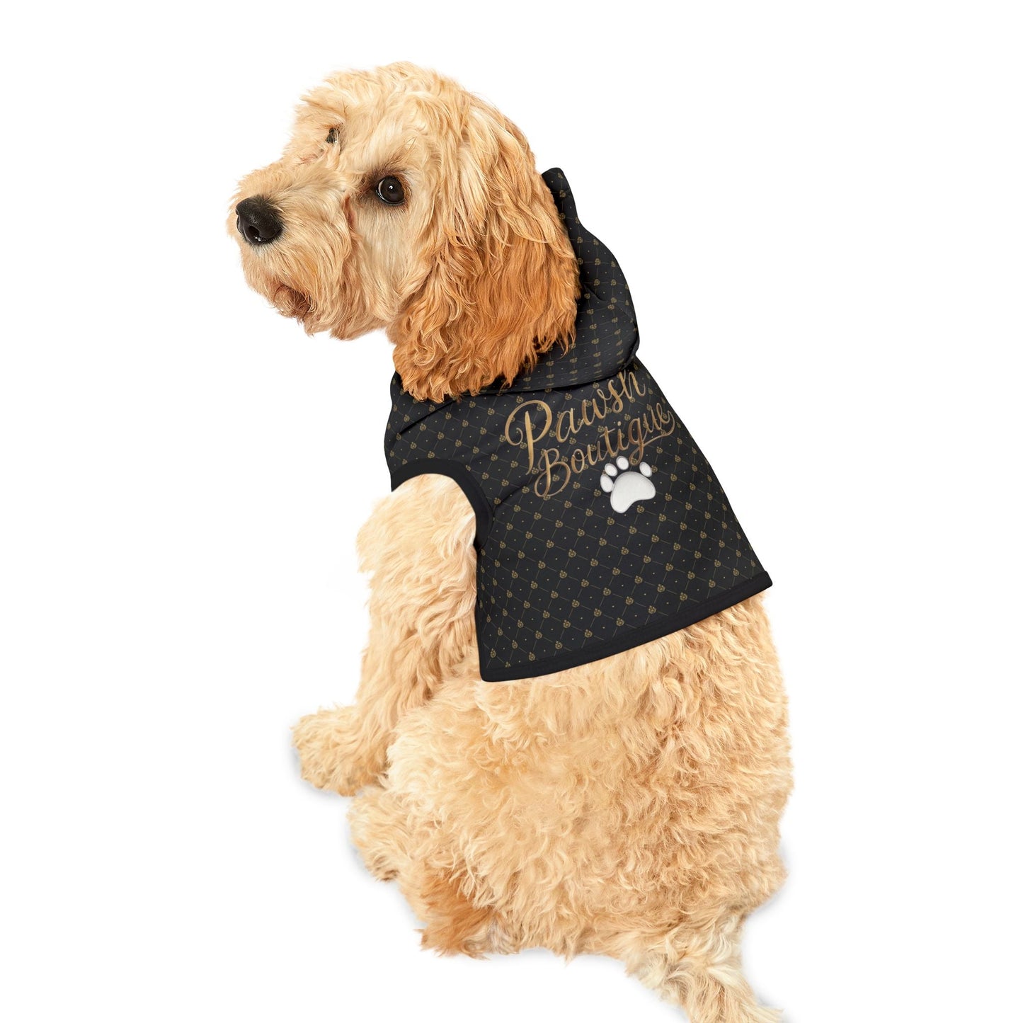 Stylish Pawsh Hoodie for Trendy Dogs Printify