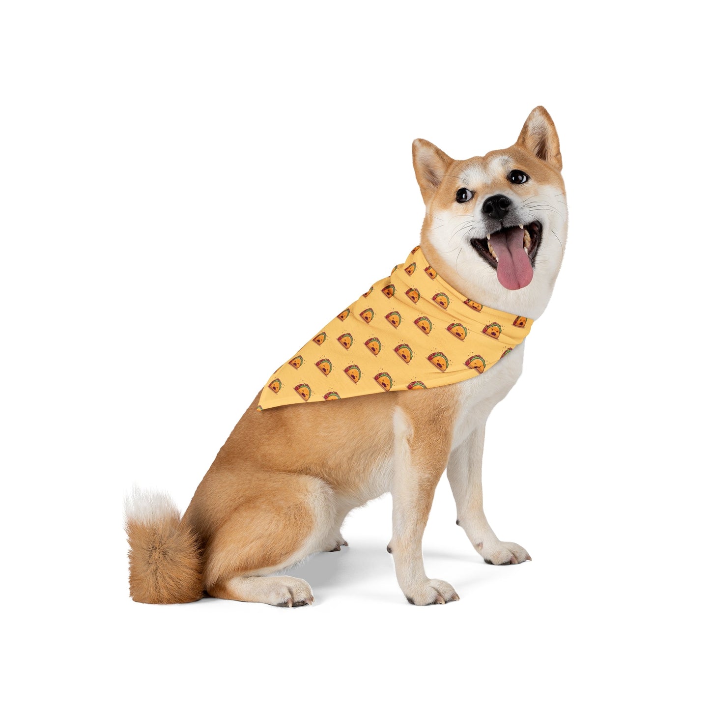 Taco Pawsh Bandana, Cute Dog Accessory, Summer Pet Fashion, Festival Wear for Pets, Gift for Pet Lovers Printify