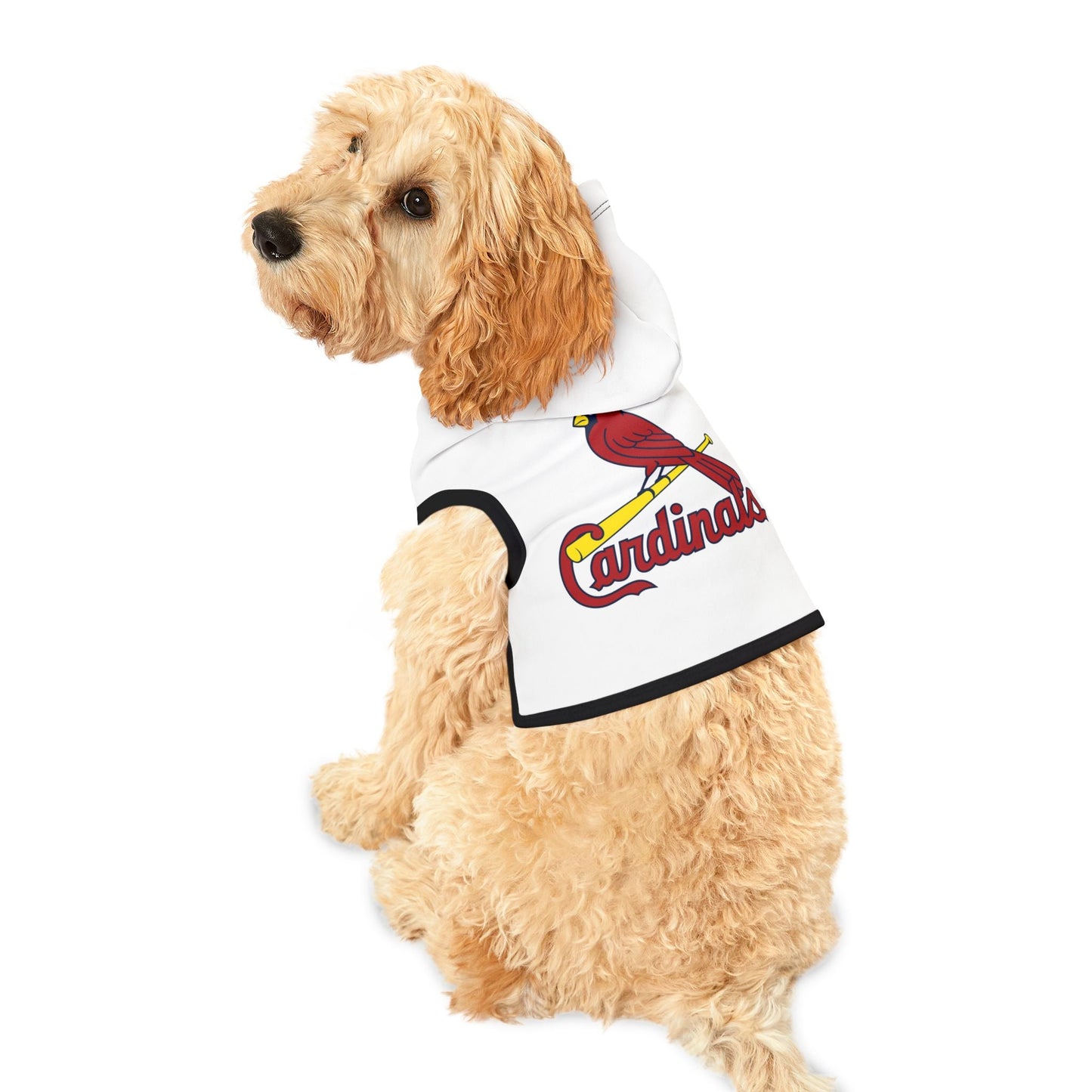 Cardinal Pet Hoodie, Cozy Dog Apparel, Furry Friend Fashion, Pet Lovers Gift, Sports Team Outfit, Cute Animal Clothing Printify