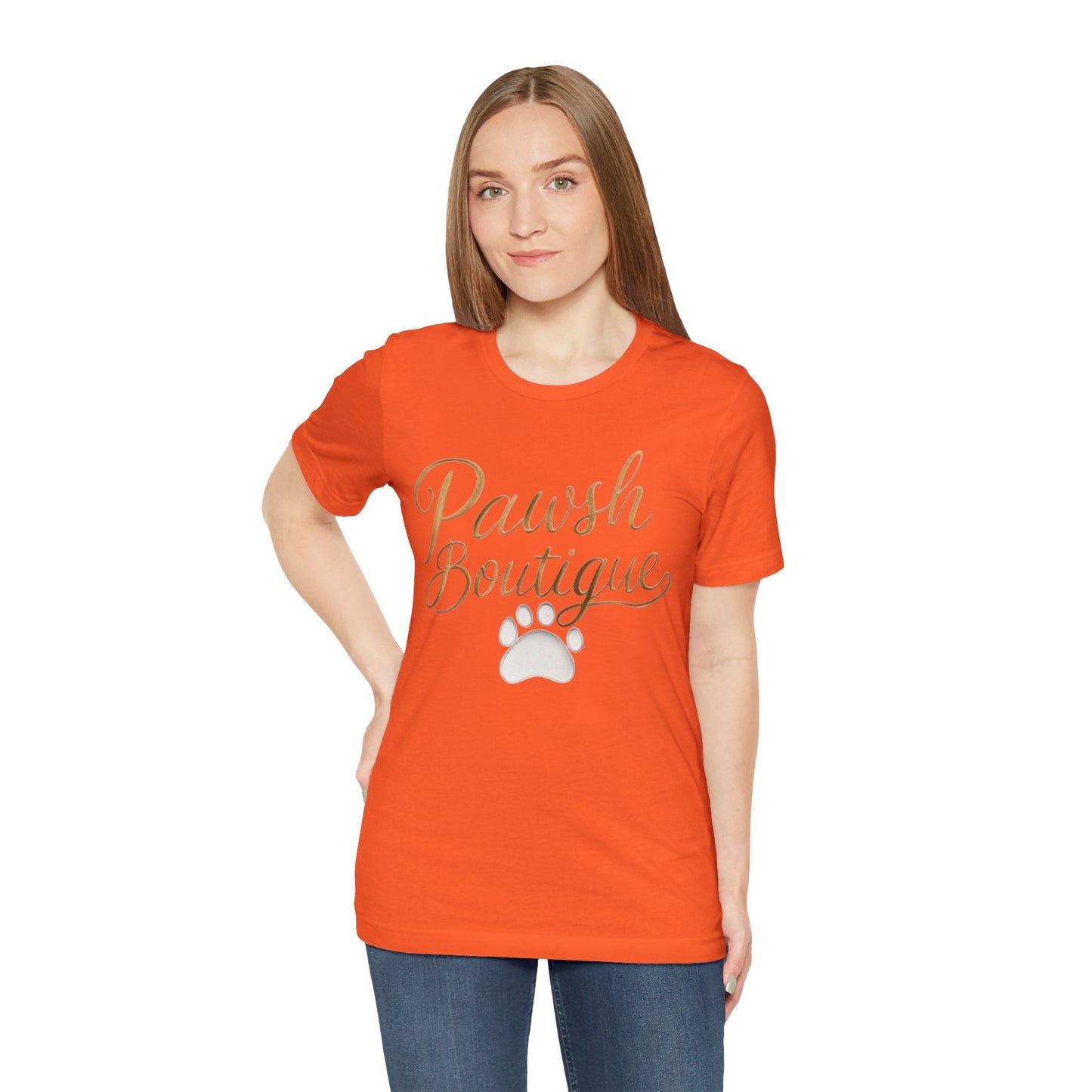Pawsh Boutique-Themed Unisex Tee, Dog Lover Shirt Printify