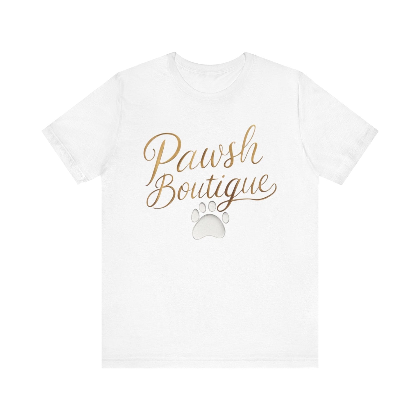 Pawsh Boutique-Themed Unisex Tee, Dog Lover Shirt Printify
