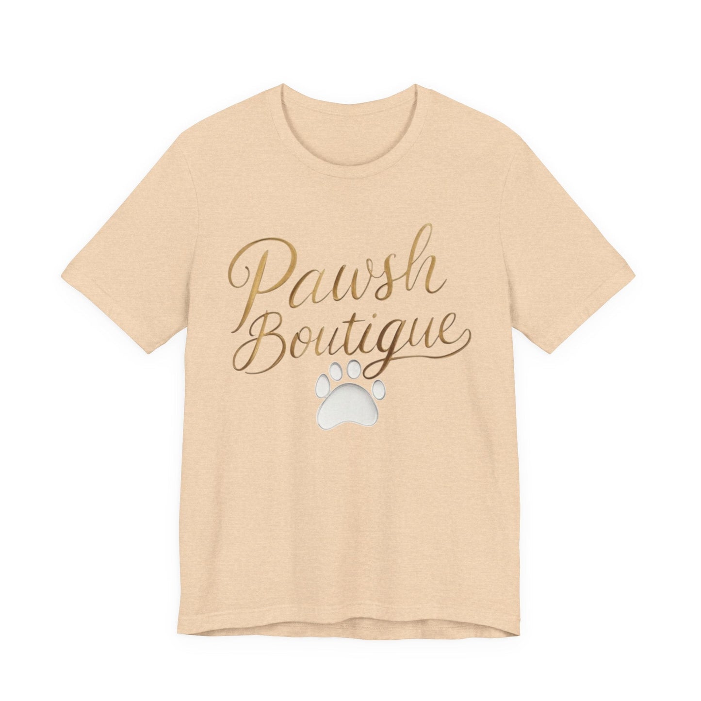 Pawsh Boutique-Themed Unisex Tee, Dog Lover Shirt Printify
