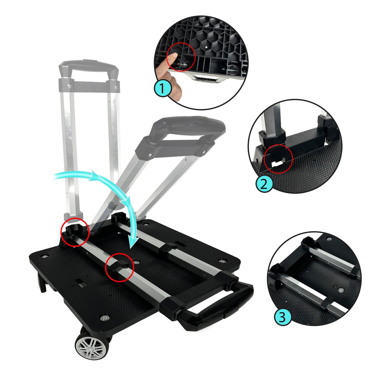 Mr. Peanut's Pet Carrier/Luggage Bag Spinner Wheelbase Luggage Cart Mr. Peanut's Pet Carriers