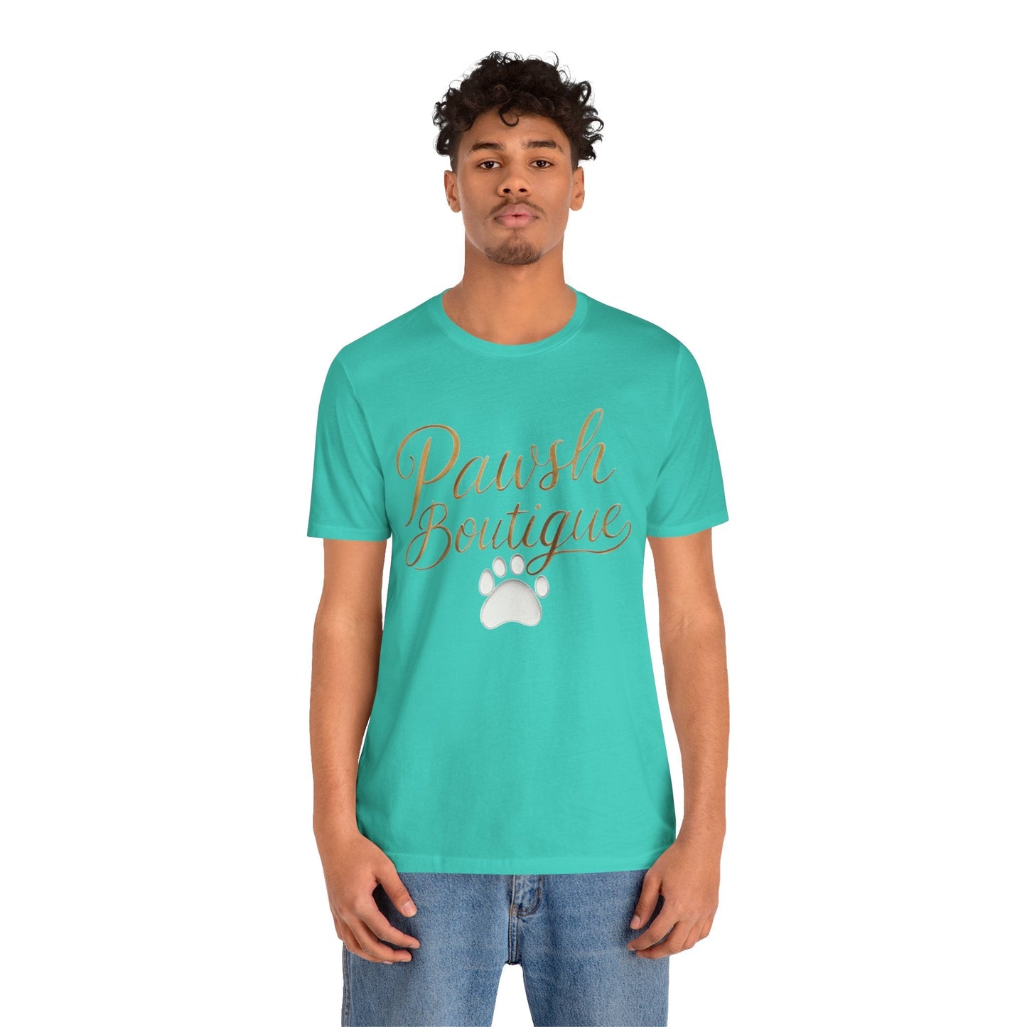 Pawsh Boutique-Themed Unisex Tee, Dog Lover Shirt Printify