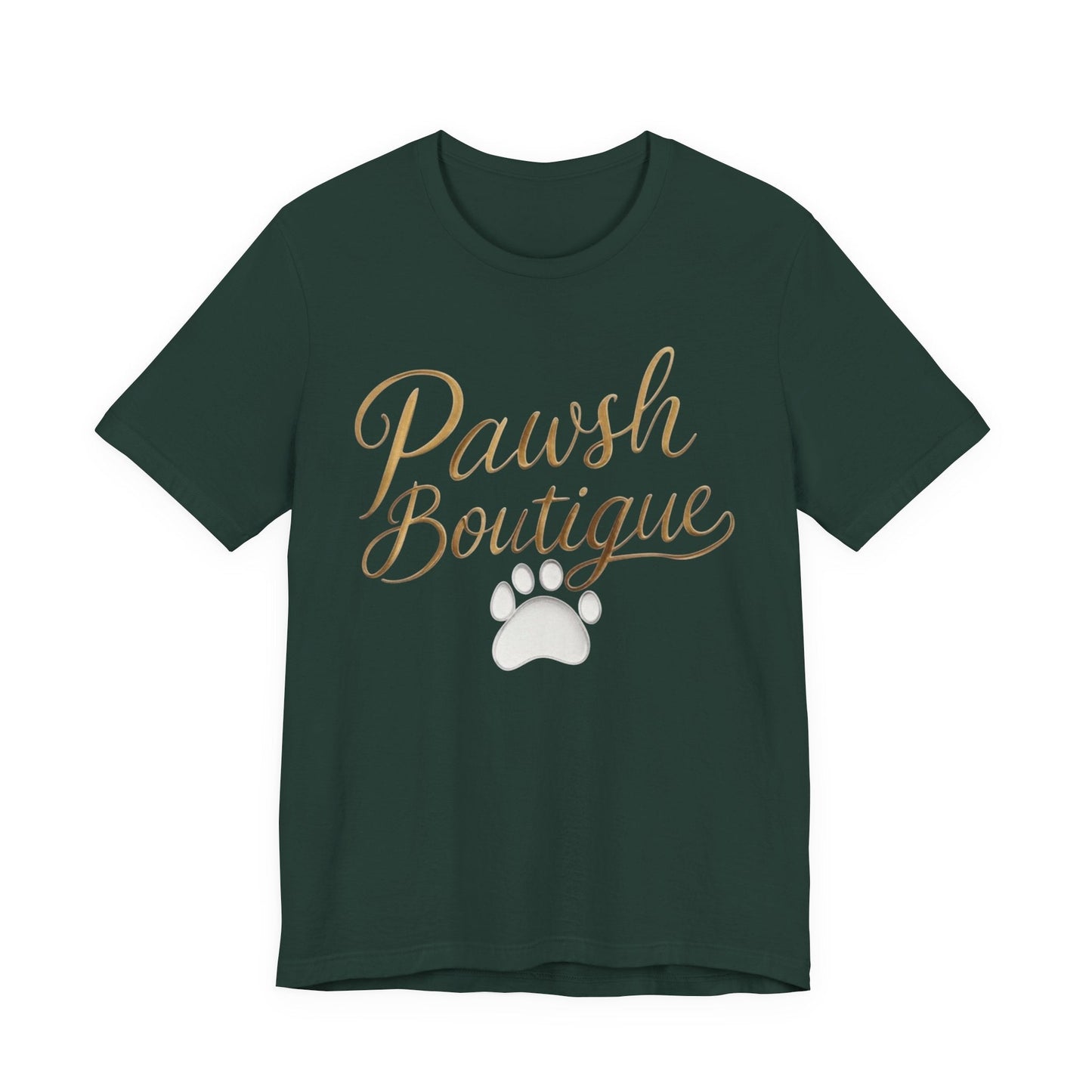Pawsh Boutique-Themed Unisex Tee, Dog Lover Shirt Printify