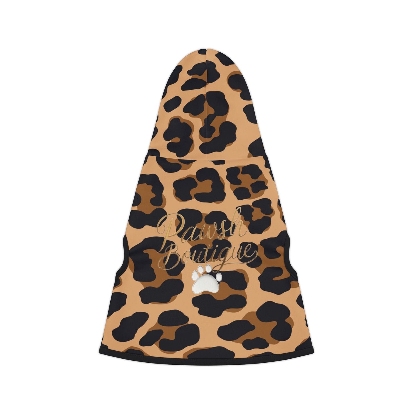 Stylish Leopard Print Pet Hoodie | Cozy Dog Jacket Printify