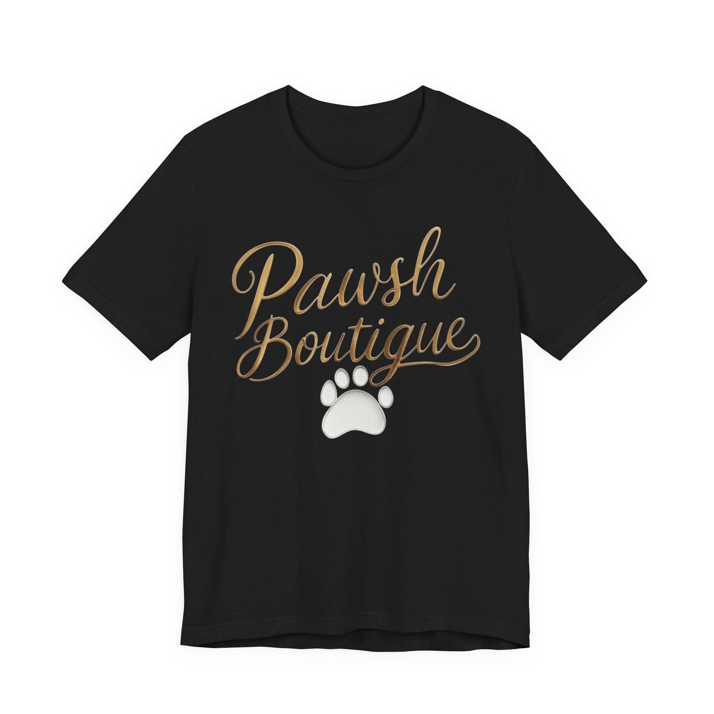 Pawsh Boutique-Themed Unisex Tee, Dog Lover Shirt Printify