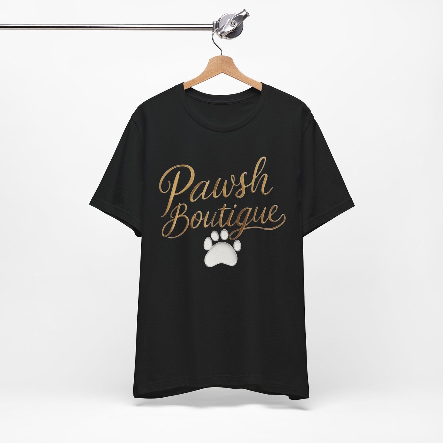 Pawsh Boutique-Themed Unisex Tee, Dog Lover Shirt Printify