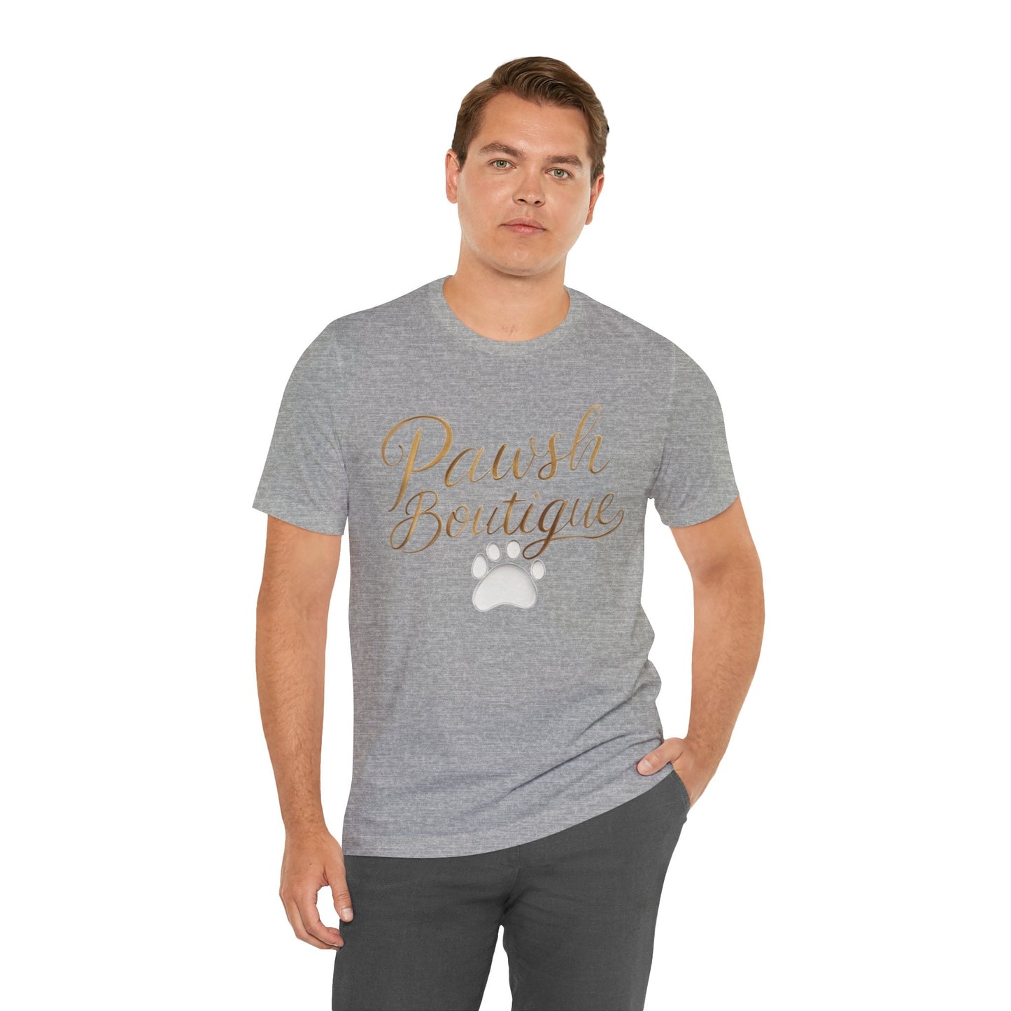 Pawsh Boutique-Themed Unisex Tee, Dog Lover Shirt Printify