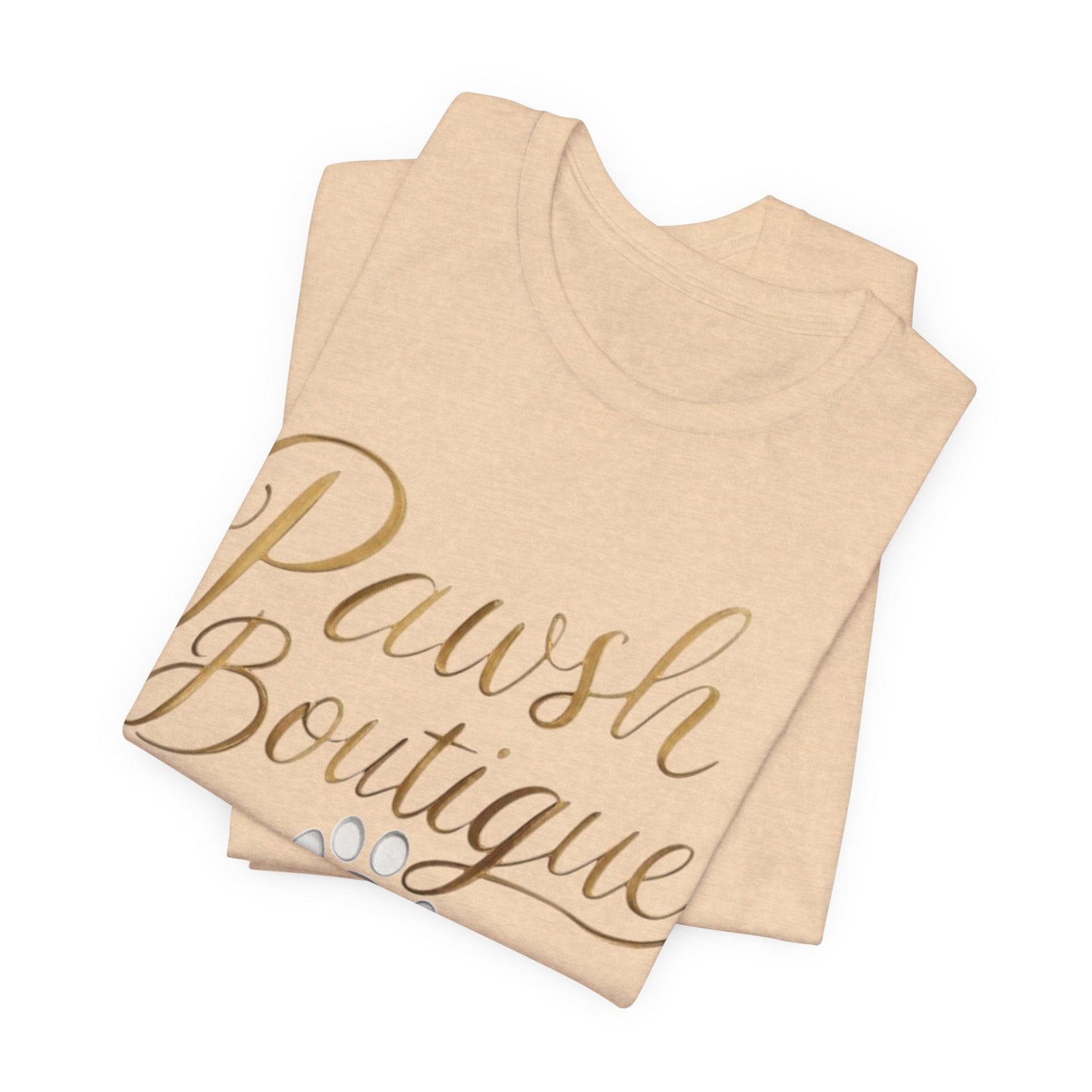 Pawsh Boutique-Themed Unisex Tee, Dog Lover Shirt Printify