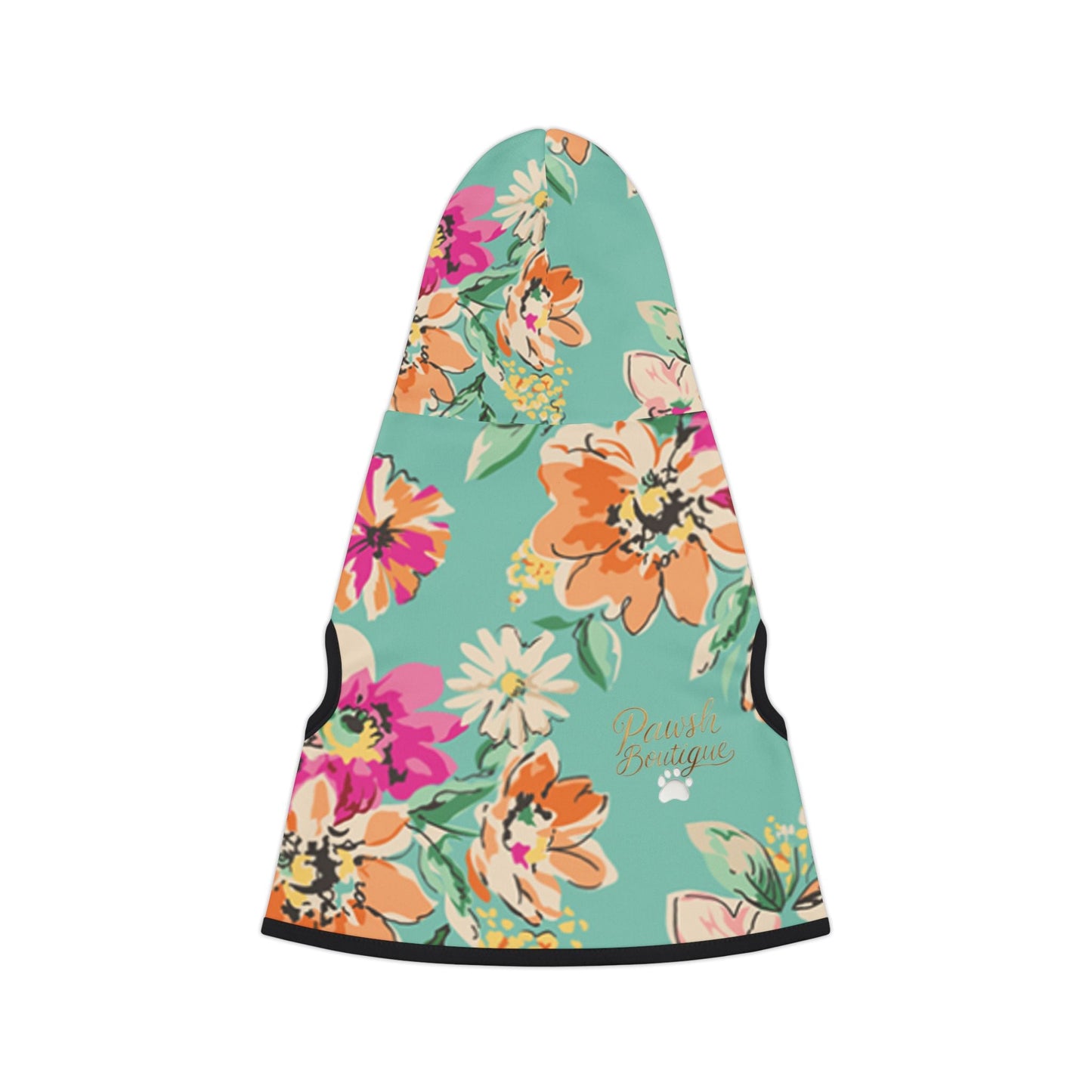 Floral Pet Hoodie Printify