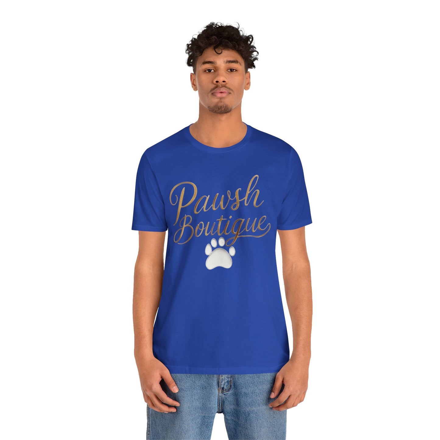 Pawsh Boutique-Themed Unisex Tee, Dog Lover Shirt Printify
