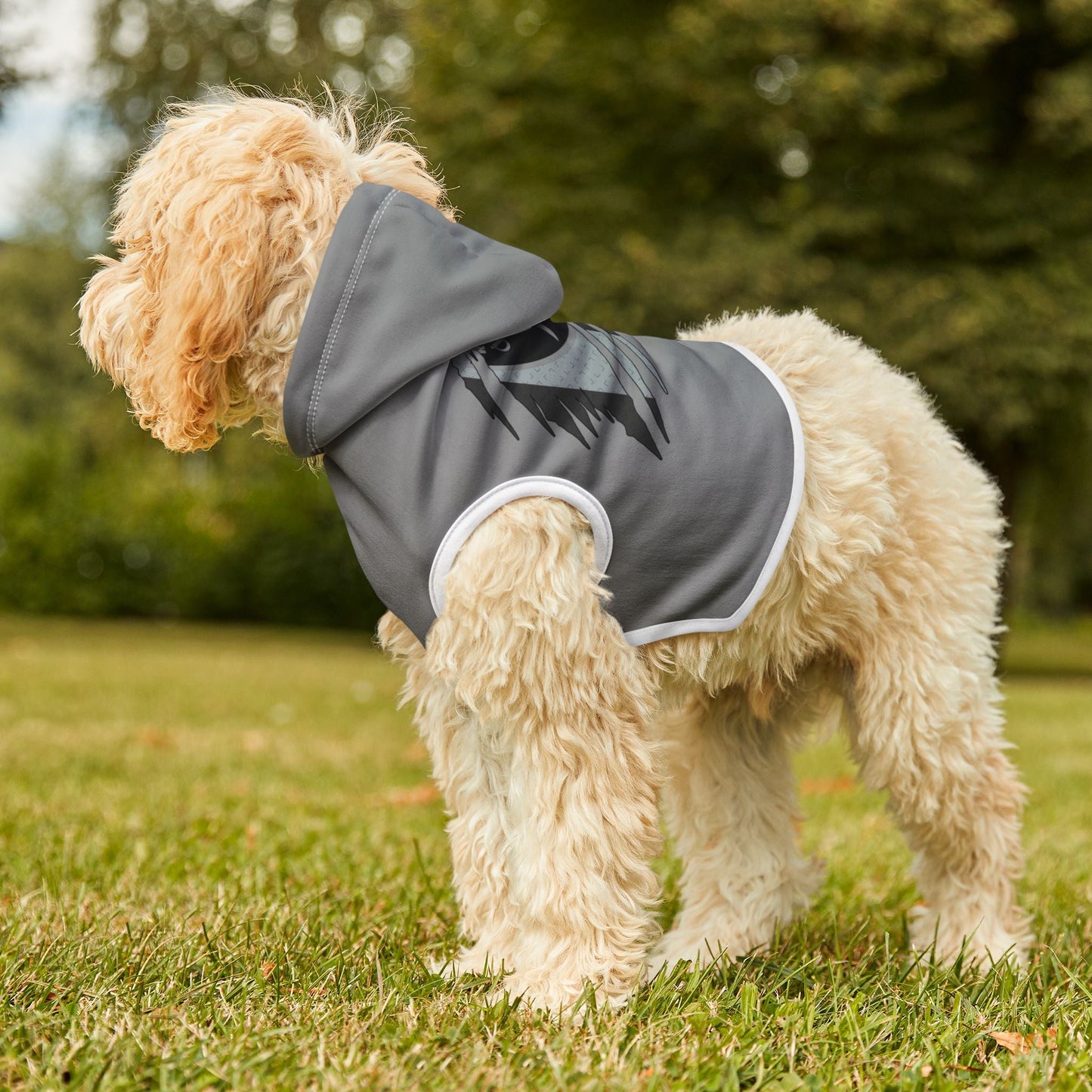 Raiders Pet Hoodie with Raiders Design, Perfect for Dog Lovers, Cozy Canine Apparel, Team Spirit Wear, Pet Fashion Statement Printify