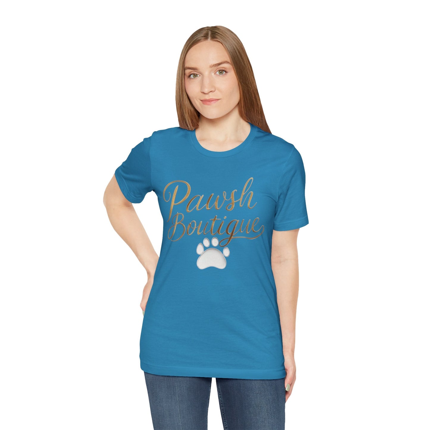 Pawsh Boutique-Themed Unisex Tee, Dog Lover Shirt Printify