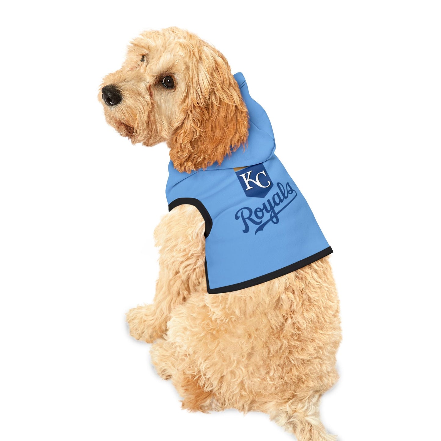 KC Royals Pet Hoodie - Cozy Dog Sweater, Perfect for Game Day, Pet Costume, Doggie Apparel, Sports Fan Gift Printify