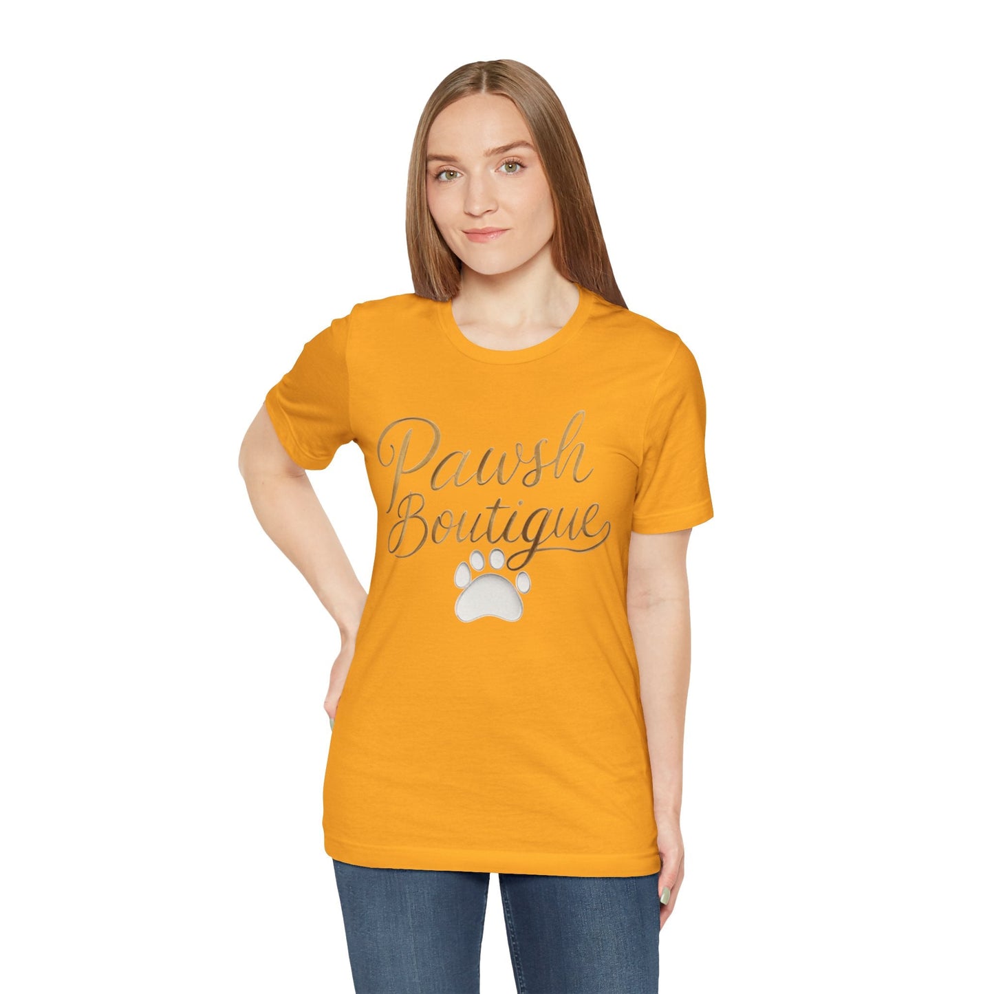 Pawsh Boutique-Themed Unisex Tee, Dog Lover Shirt Printify