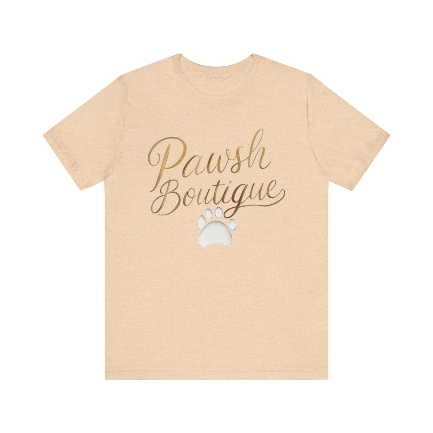 Pawsh Boutique-Themed Unisex Tee, Dog Lover Shirt Printify