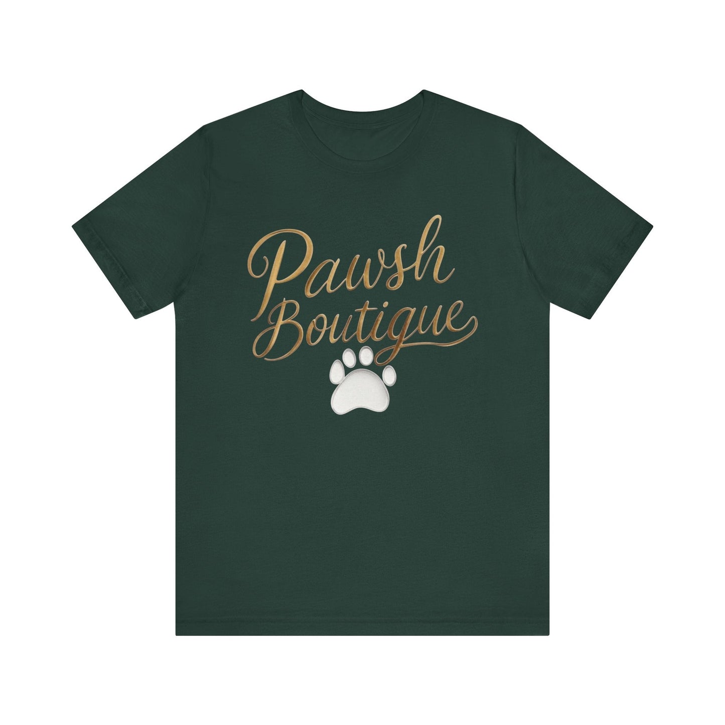 Pawsh Boutique-Themed Unisex Tee, Dog Lover Shirt Printify