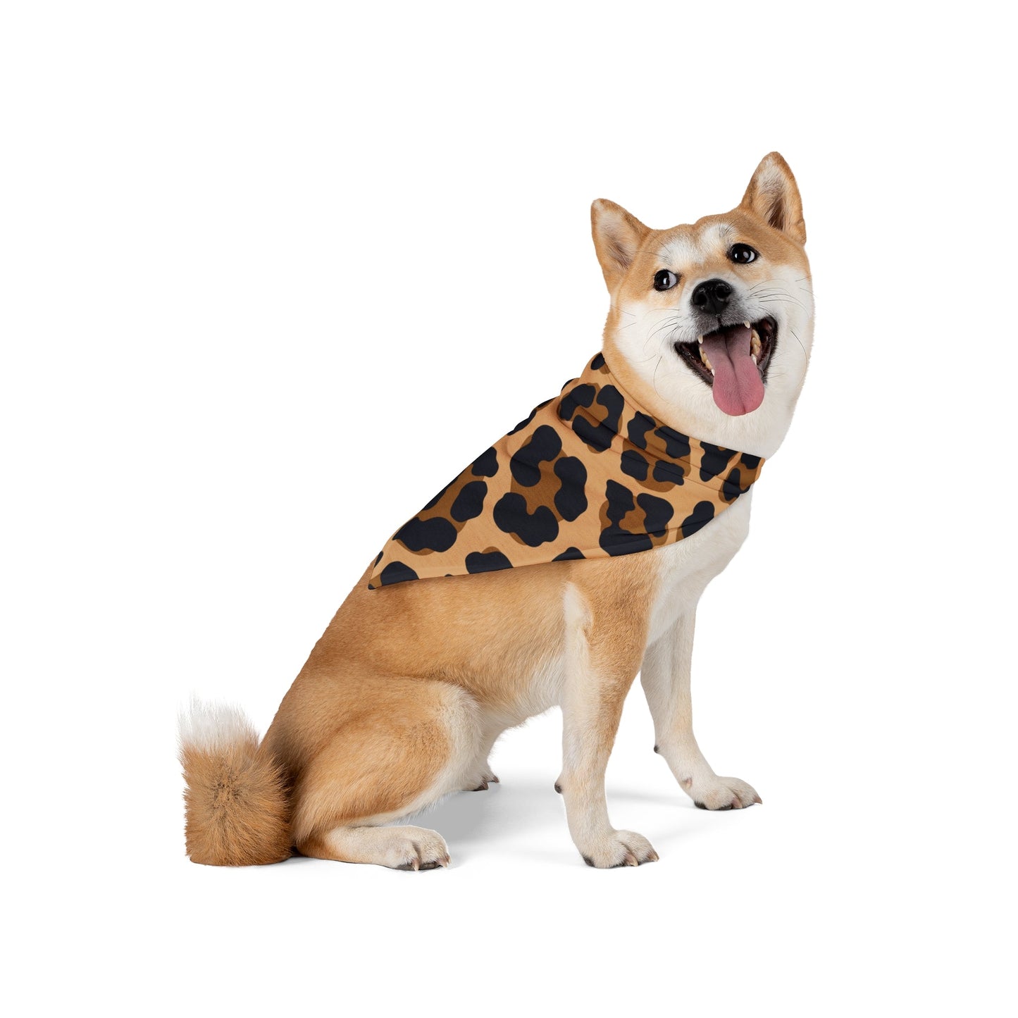 Stylish Cheetah Pawsh Print Pet Bandana Printify