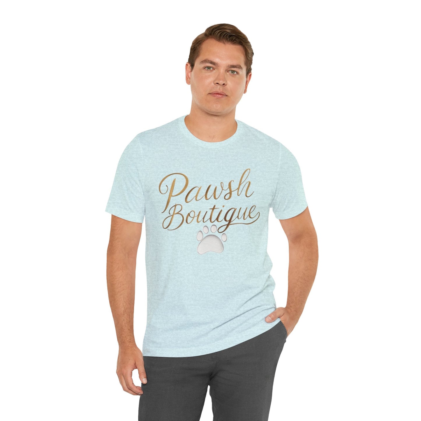 Pawsh Boutique-Themed Unisex Tee, Dog Lover Shirt Printify
