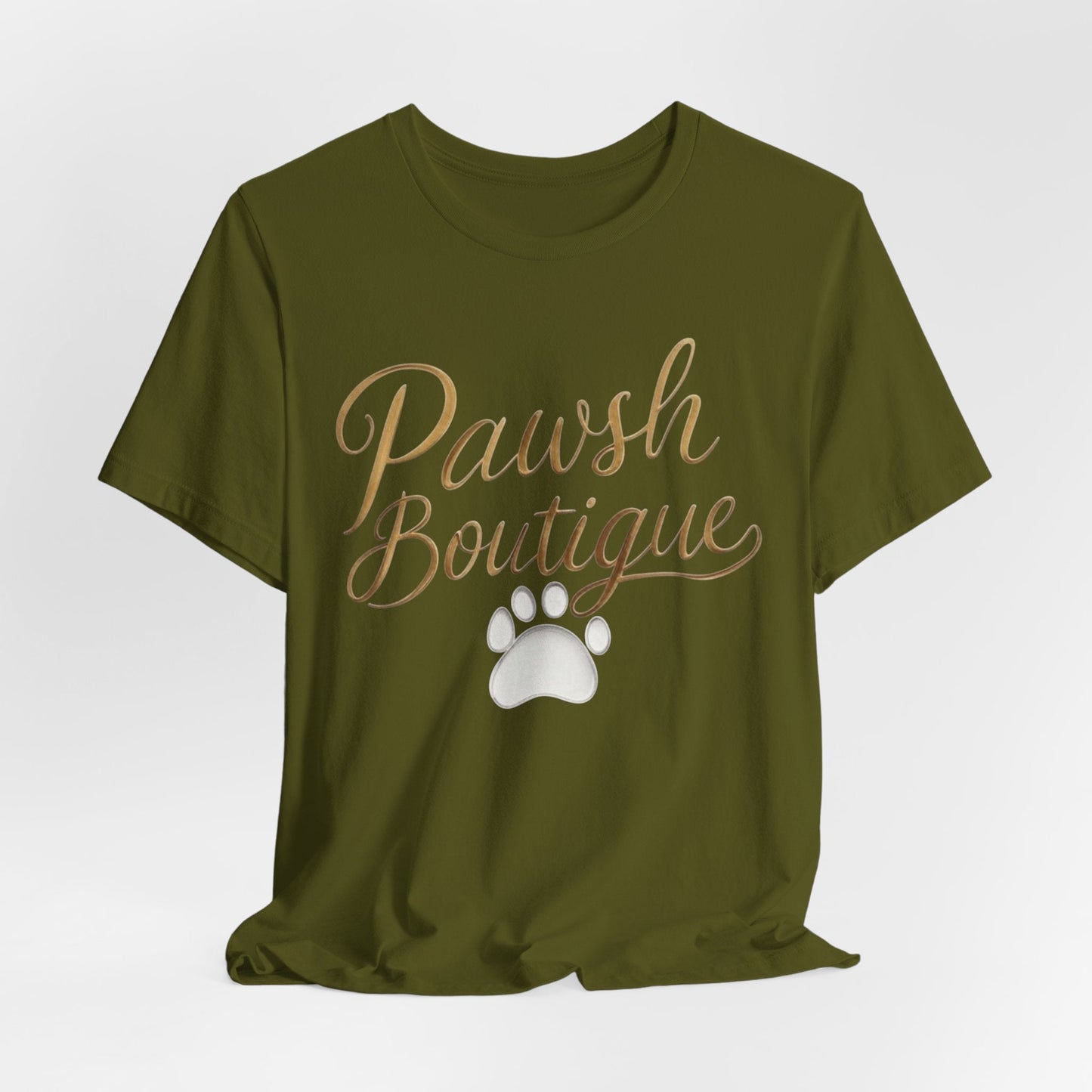 Pawsh Boutique-Themed Unisex Tee, Dog Lover Shirt Printify