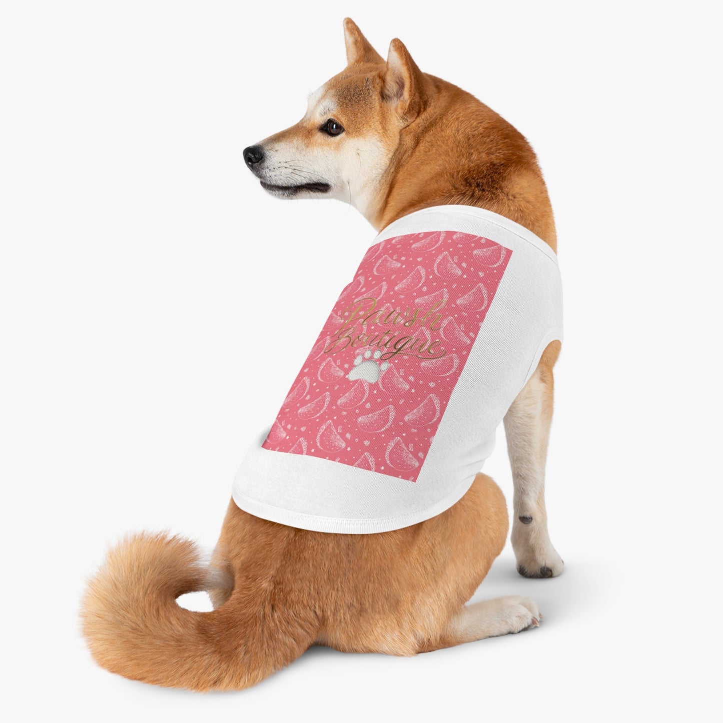 Pawsh Tank Top for Dogs, Cute Summer Apparel Printify
