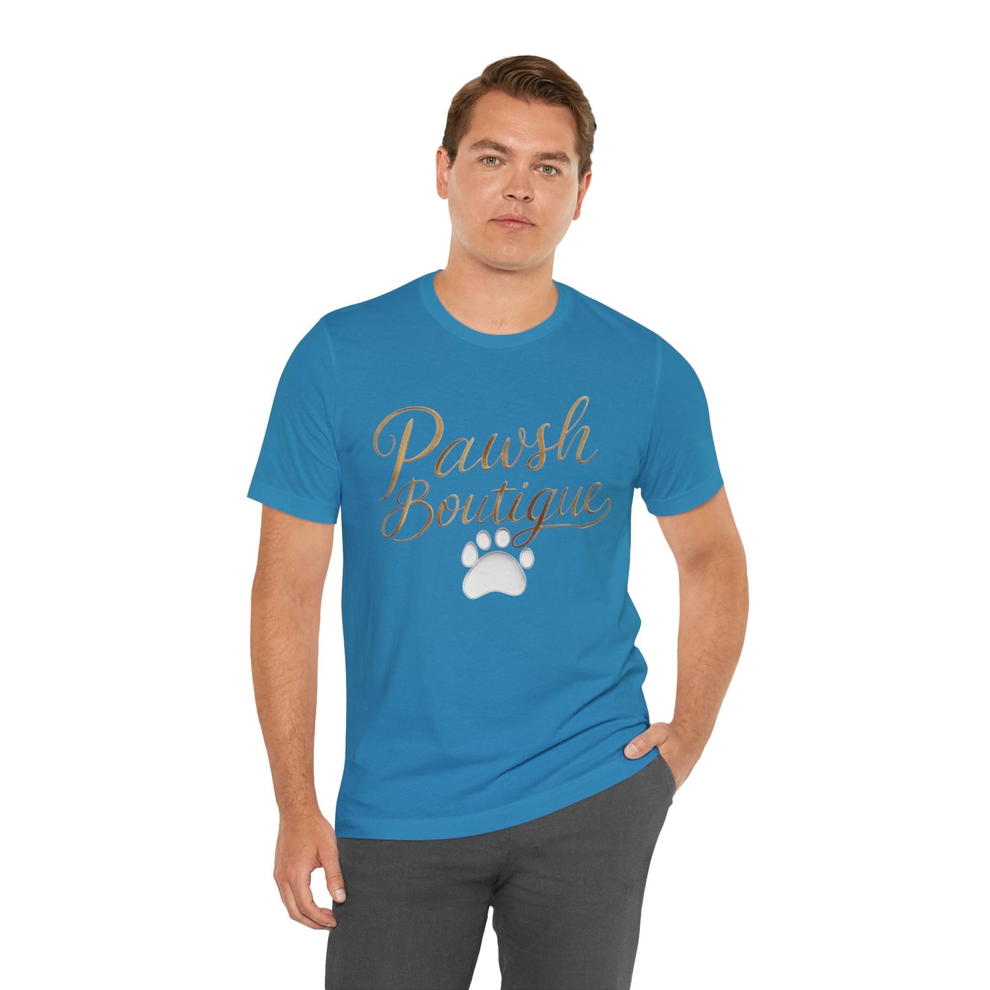 Pawsh Boutique-Themed Unisex Tee, Dog Lover Shirt Printify