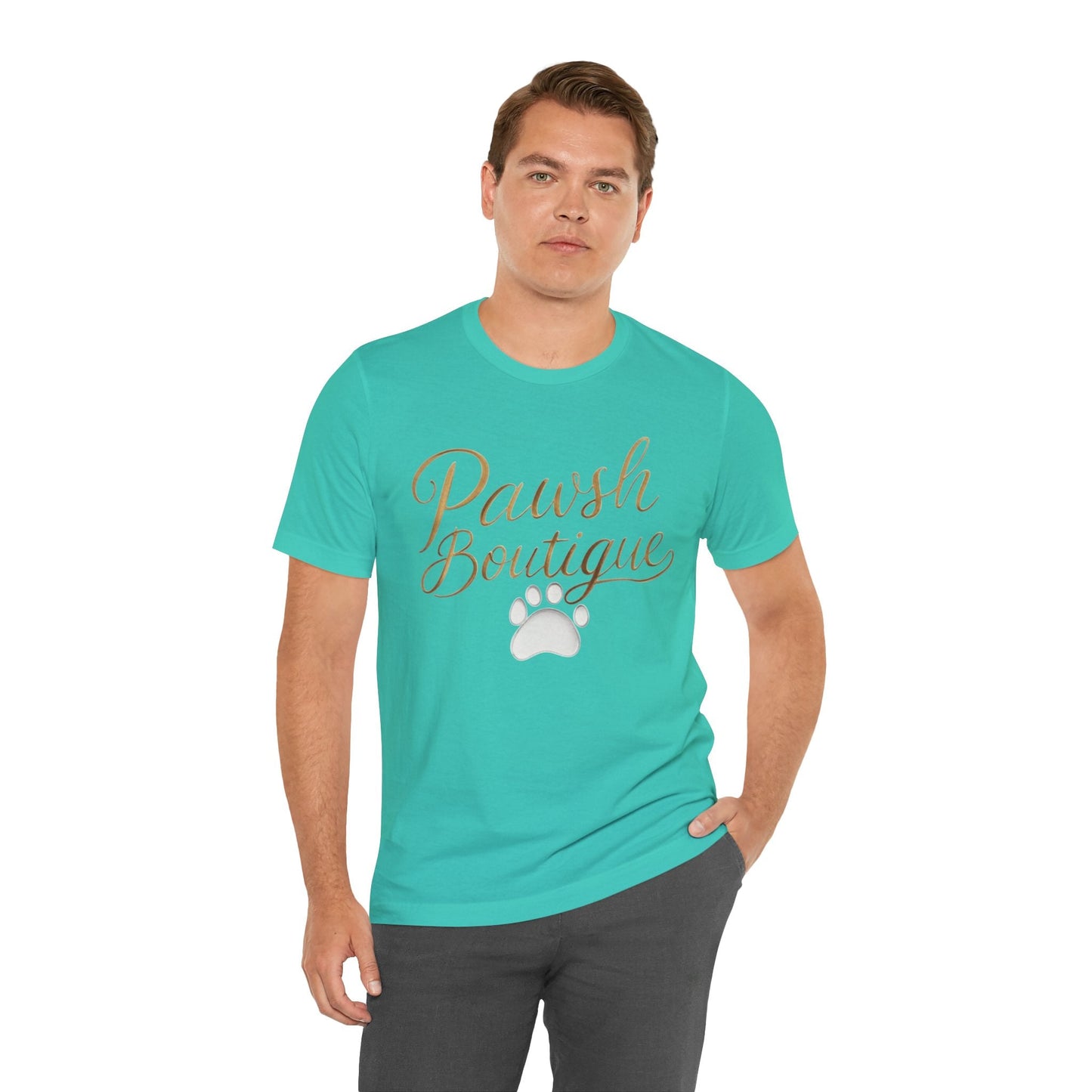 Pawsh Boutique-Themed Unisex Tee, Dog Lover Shirt Printify