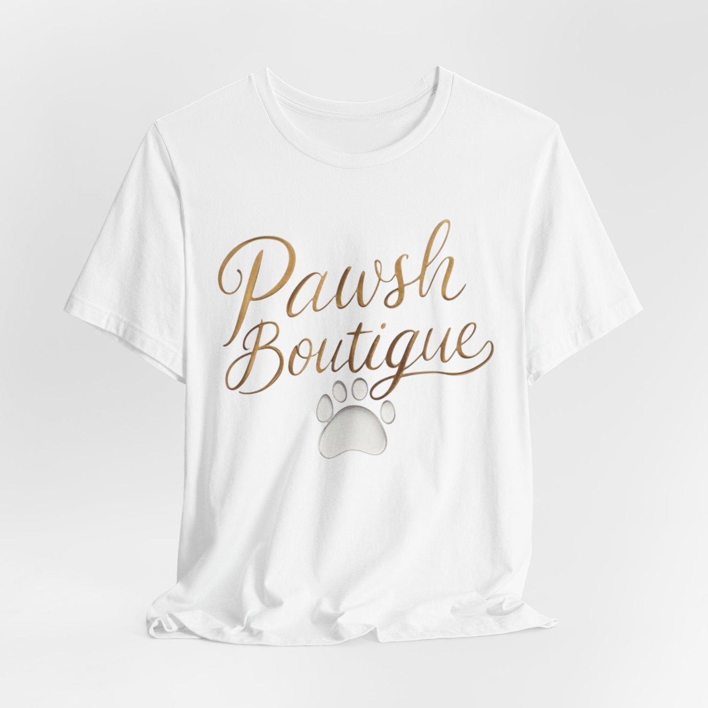 Pawsh Boutique-Themed Unisex Tee, Dog Lover Shirt Printify