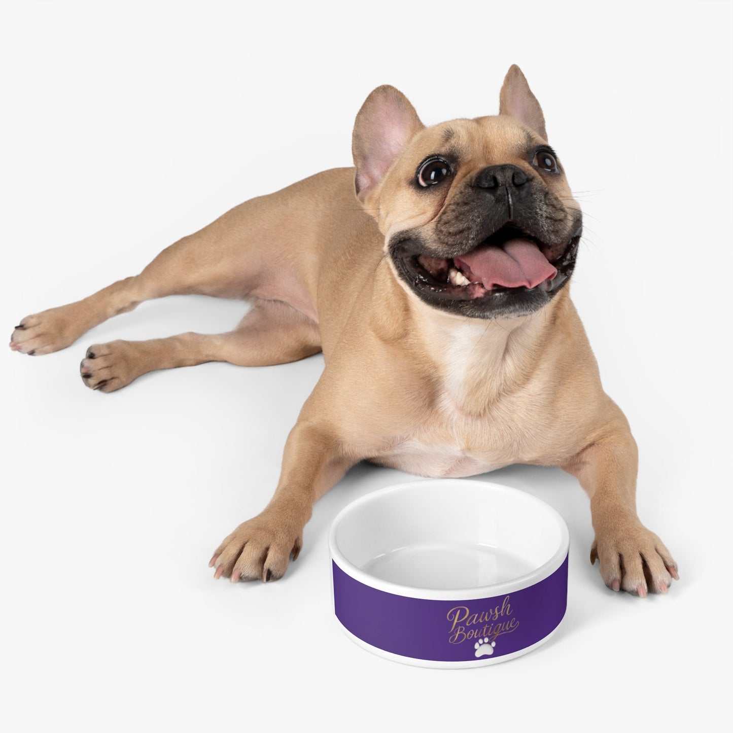 Elegant Pawsh Pet Bowl - Custom Dog Dish for Pet Lovers Printify