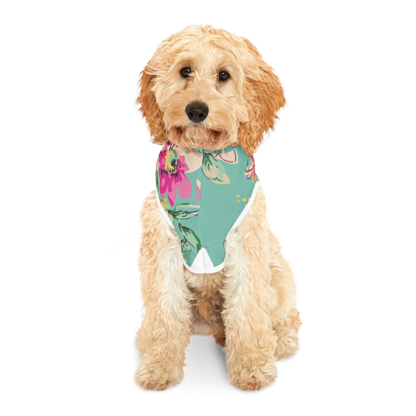 Floral Pet Hoodie Printify