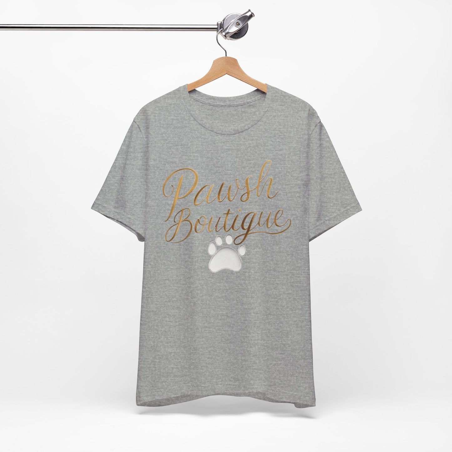 Pawsh Boutique-Themed Unisex Tee, Dog Lover Shirt Printify