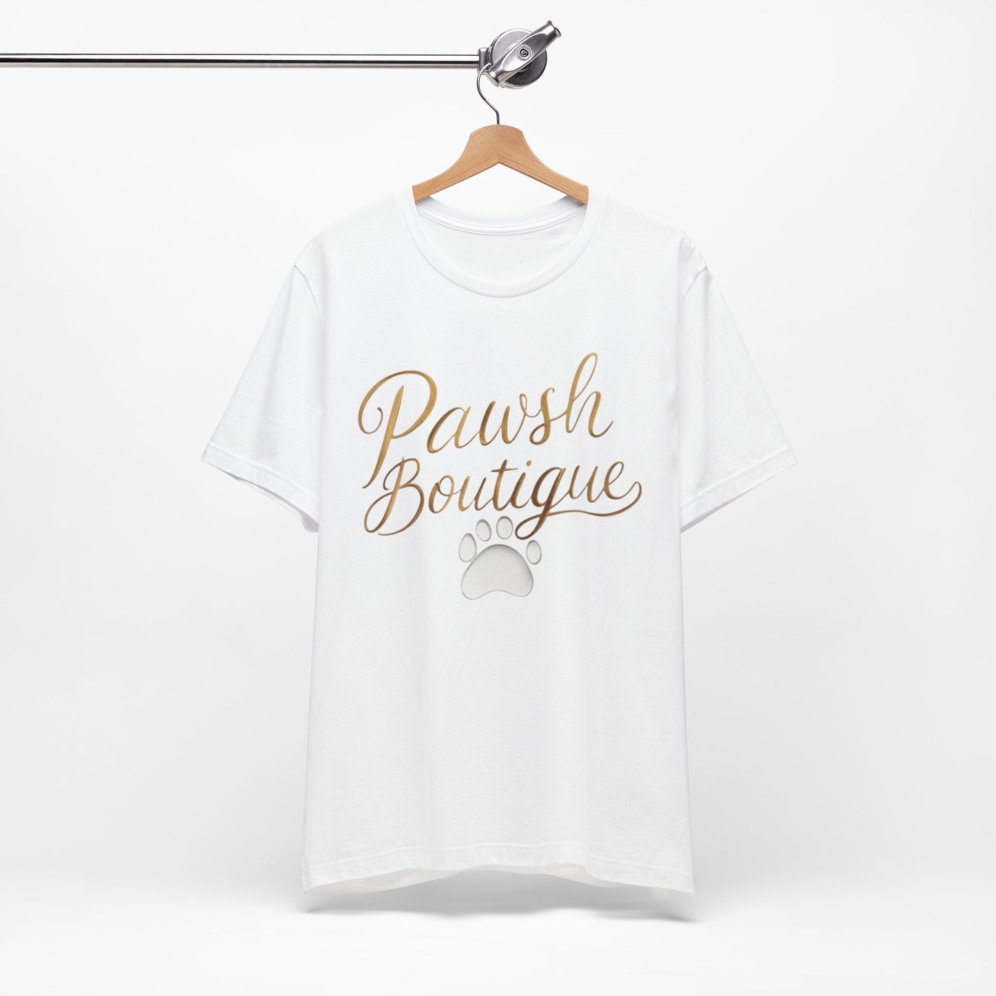 Pawsh Boutique-Themed Unisex Tee, Dog Lover Shirt Printify