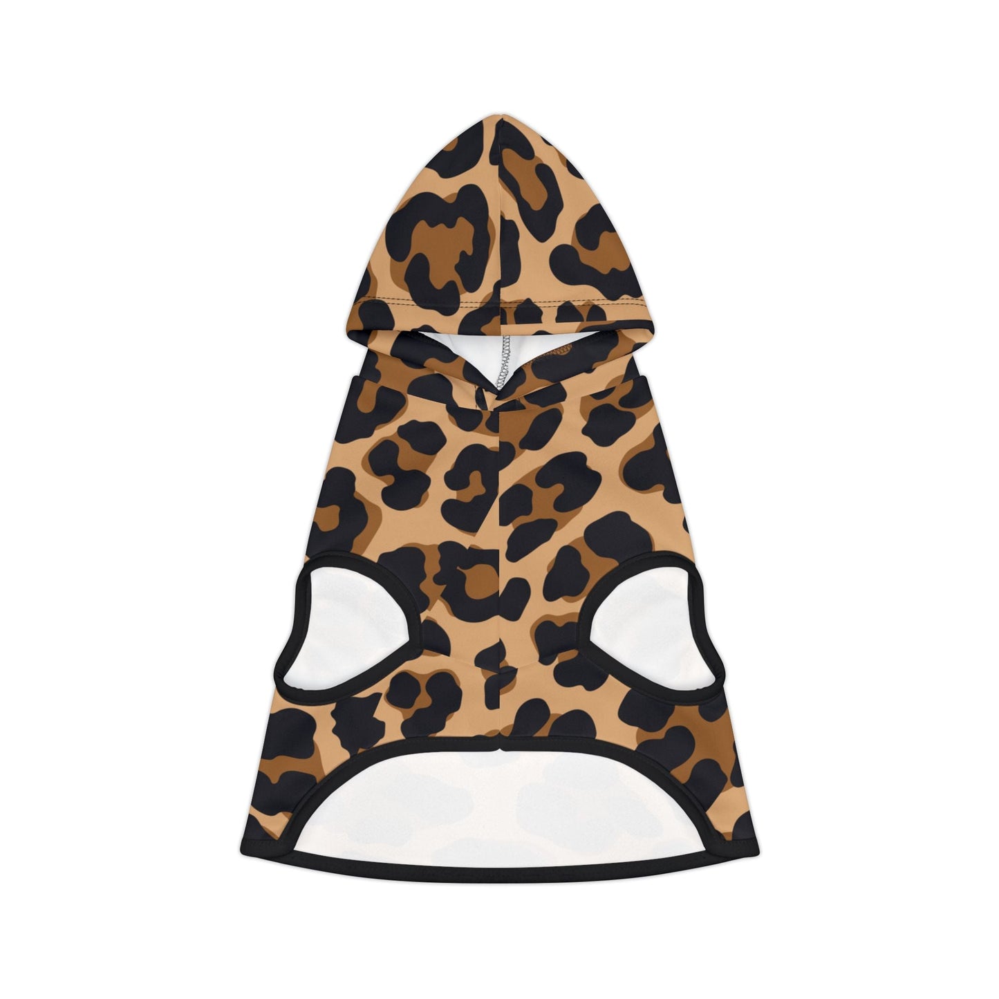 Stylish Leopard Print Pet Hoodie | Cozy Dog Jacket Printify