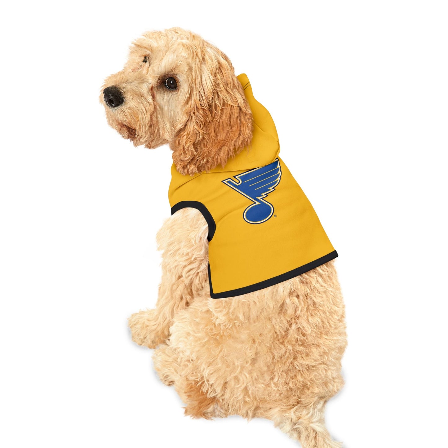 Stylish Blues Hoodie, Cozy Dog Sweater, Cute Puppy Outfit, Dog Apparel, Pet Fashion Printify