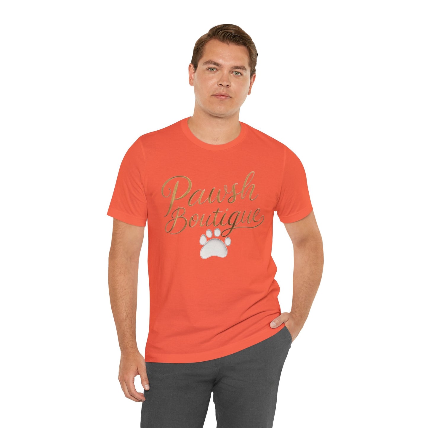 Pawsh Boutique-Themed Unisex Tee, Dog Lover Shirt Printify