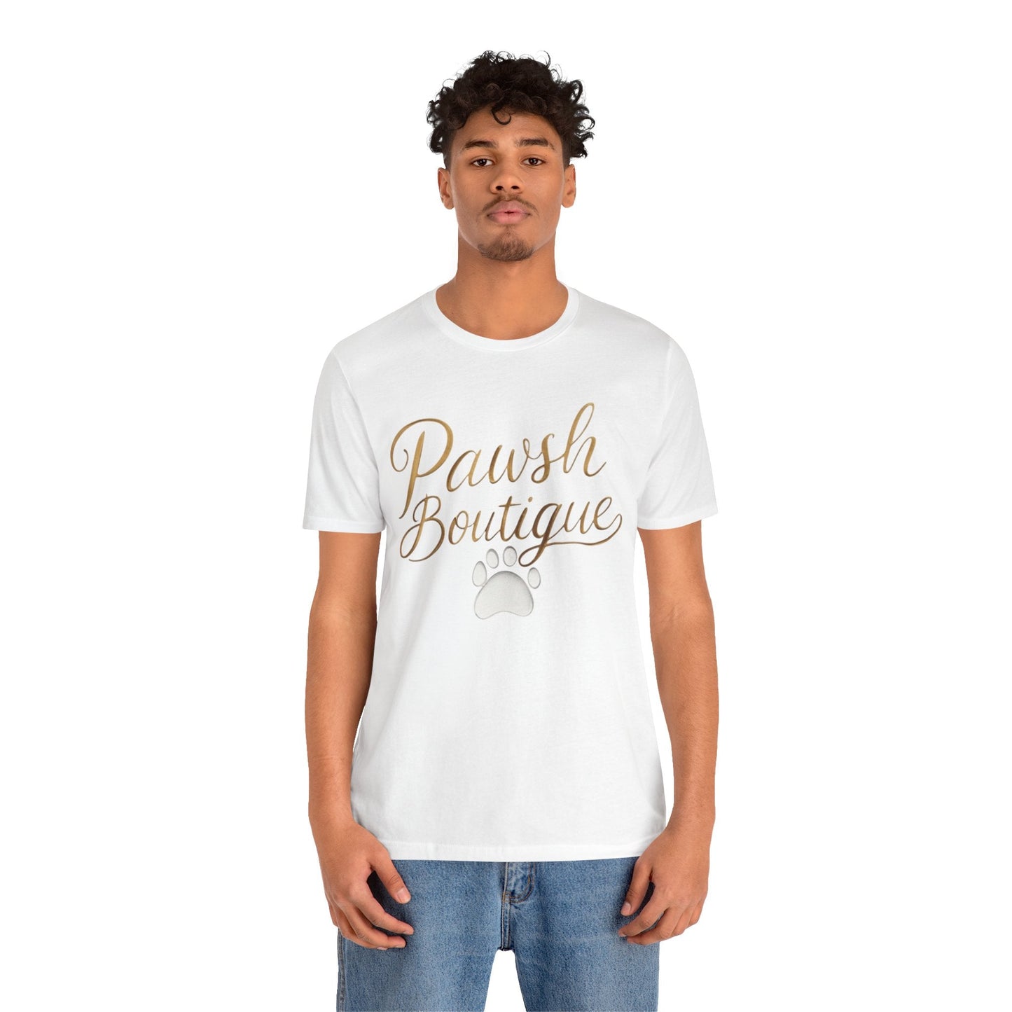 Pawsh Boutique-Themed Unisex Tee, Dog Lover Shirt Printify