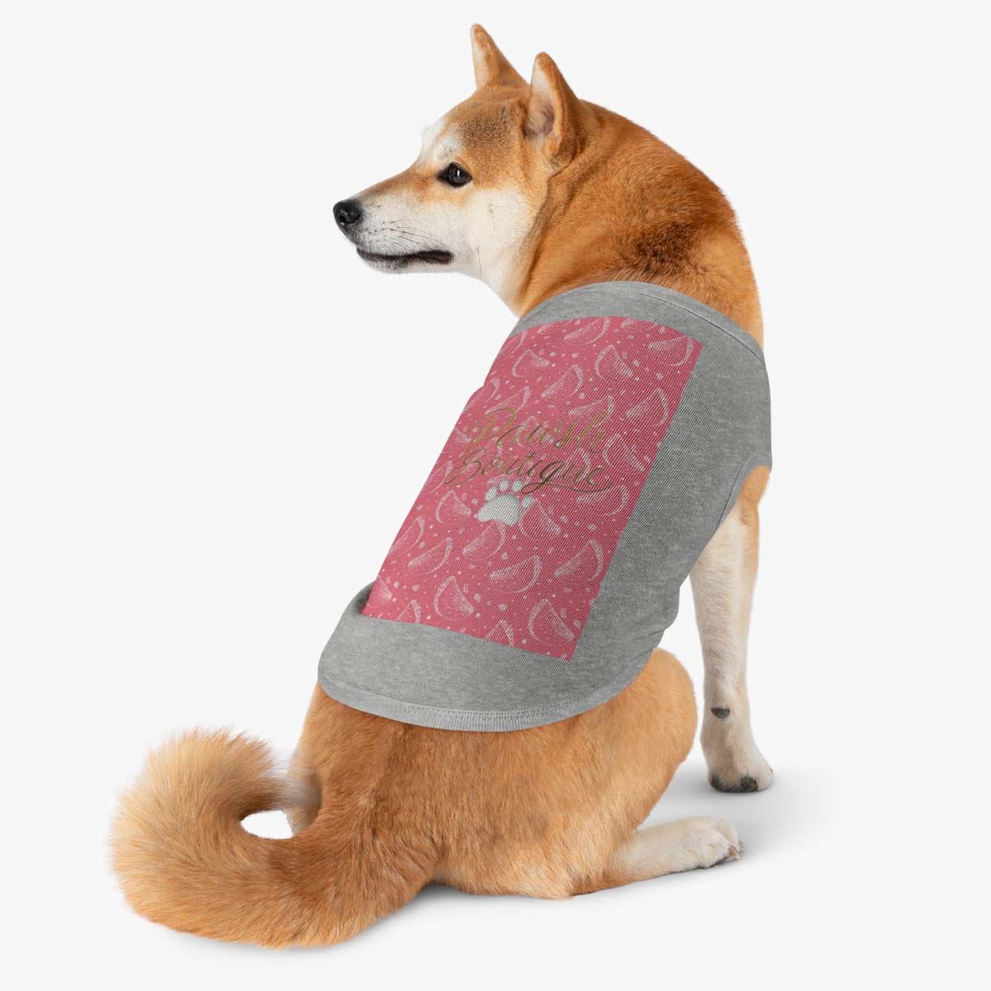 Pawsh Tank Top for Dogs, Cute Summer Apparel Printify