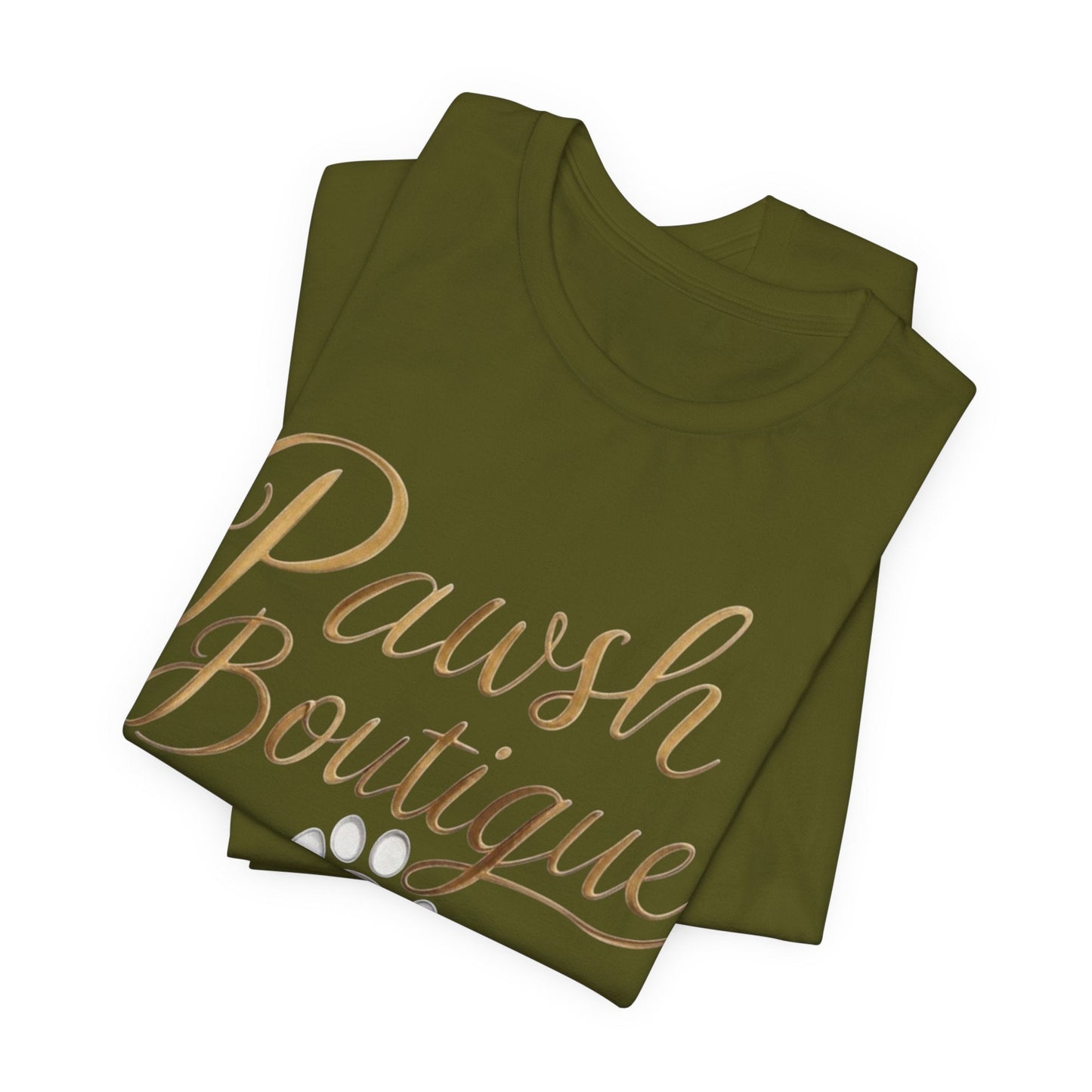 Pawsh Boutique-Themed Unisex Tee, Dog Lover Shirt Printify