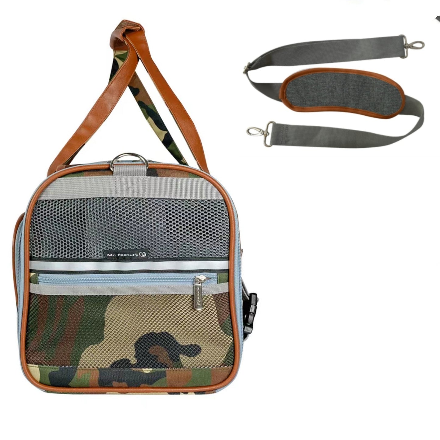 Mr. Peanut's Gold Series Standard Size Airline Compliant Expandable Pet Carrier - Prints Edition Mr. Peanut's Pet Carriers