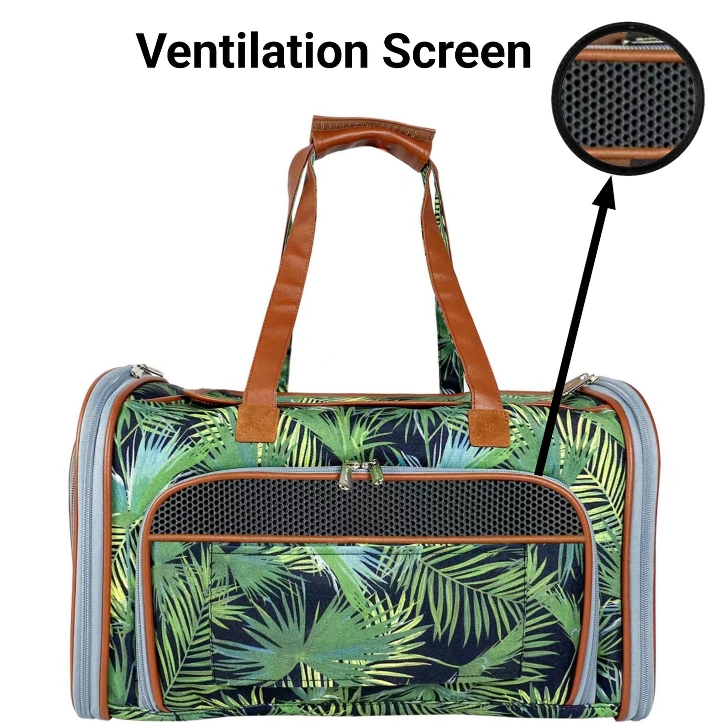 Mr. Peanut's Gold Series Standard Size Airline Compliant Expandable Pet Carrier - Prints Edition Mr. Peanut's Pet Carriers