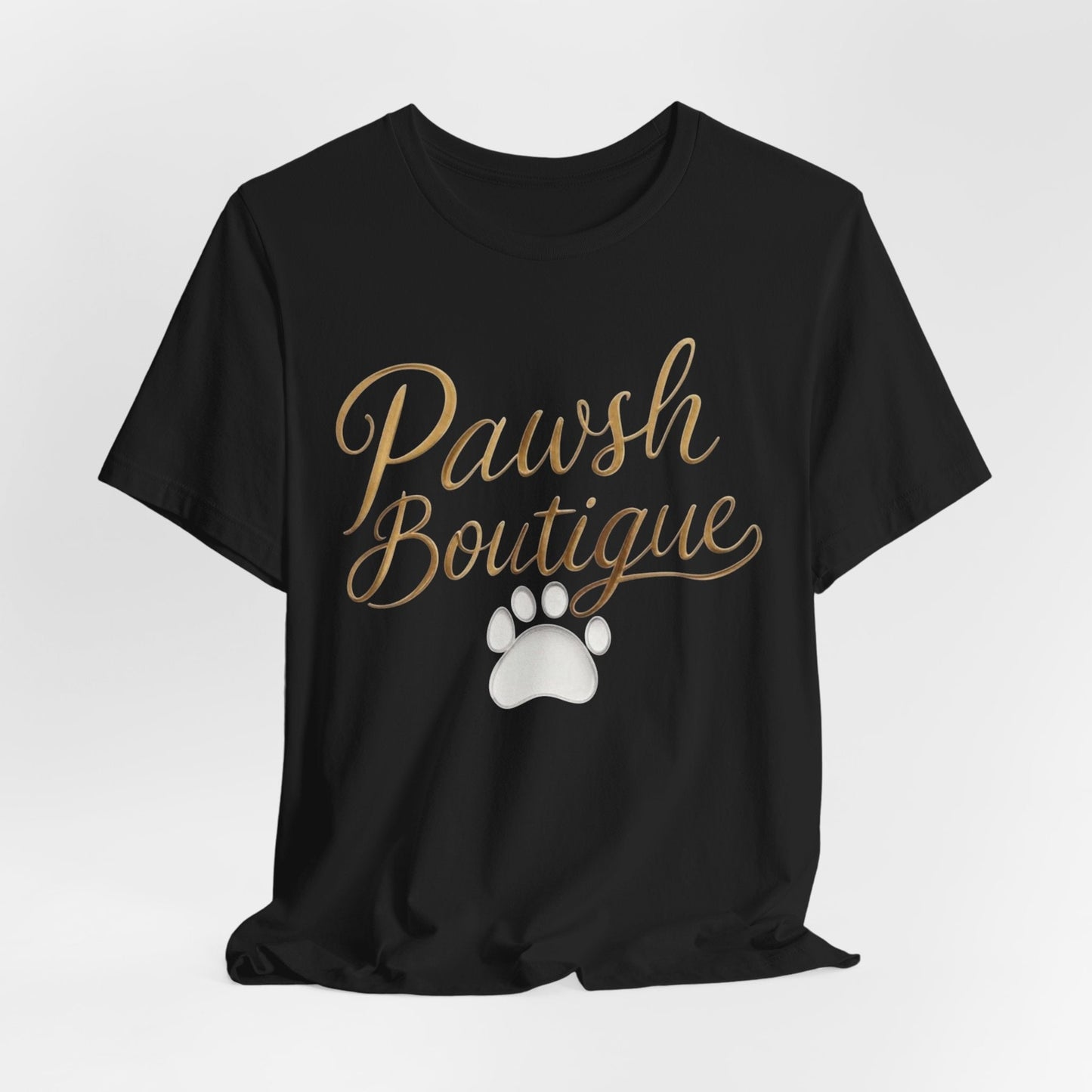Pawsh Boutique-Themed Unisex Tee, Dog Lover Shirt Printify