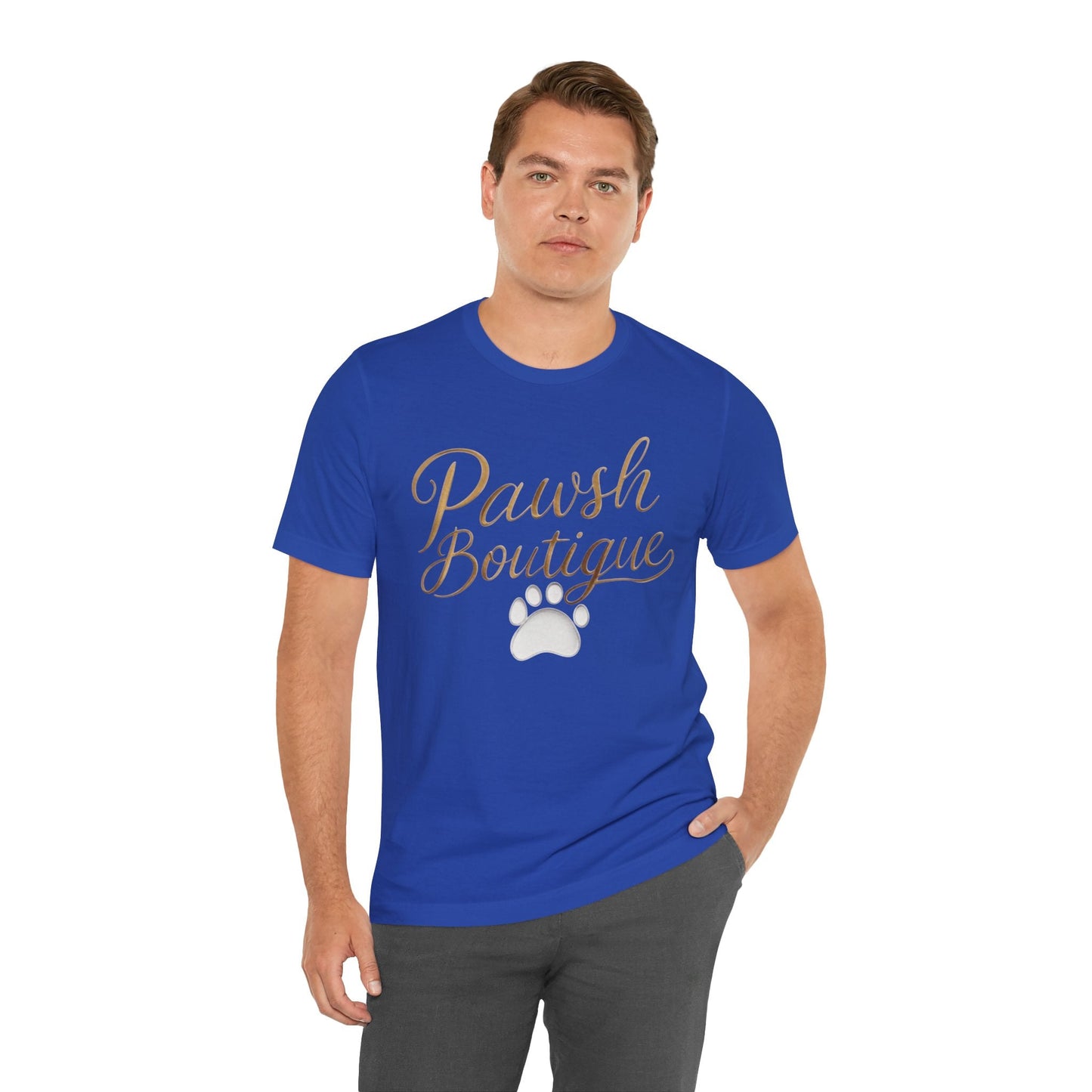 Pawsh Boutique-Themed Unisex Tee, Dog Lover Shirt Printify