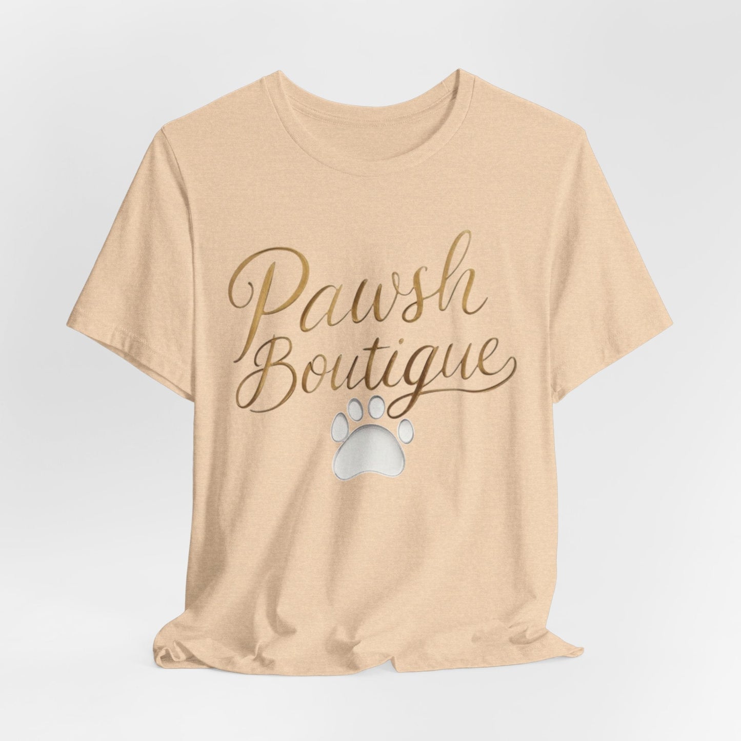 Pawsh Boutique-Themed Unisex Tee, Dog Lover Shirt Printify