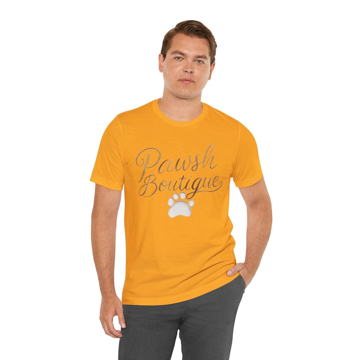 Pawsh Boutique-Themed Unisex Tee, Dog Lover Shirt Printify