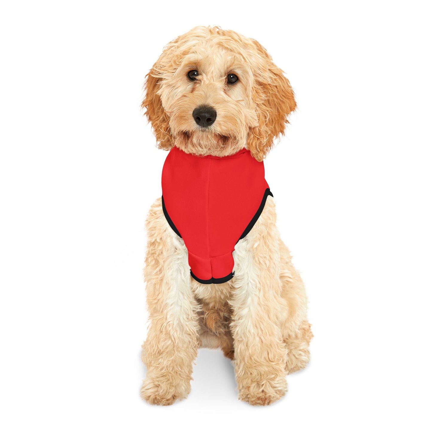 Stylish Chiefs Hoodie for Small Dogs, Cute Animal Outfit, Perfect for Game Day, Pet Costume, Dog Apparel, Red Hoodie with Logo Printify