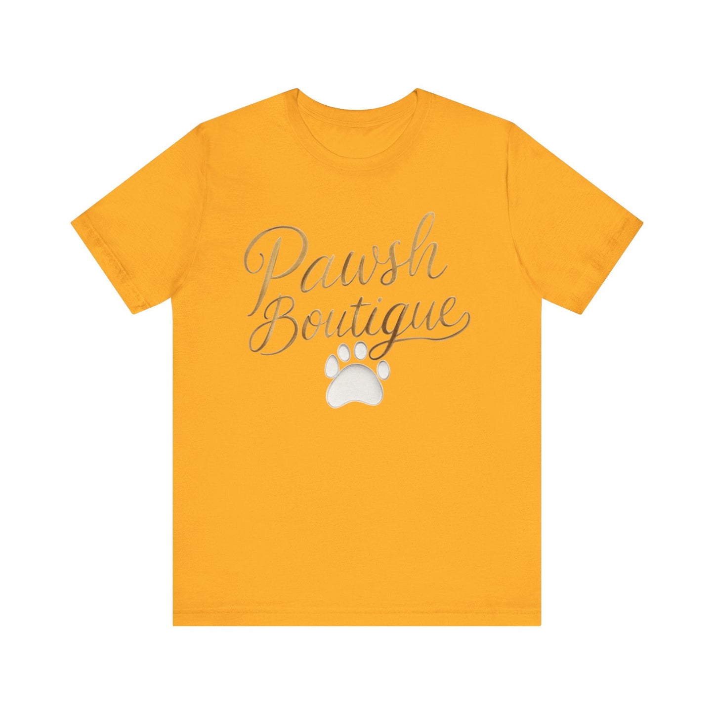 Pawsh Boutique-Themed Unisex Tee, Dog Lover Shirt Printify